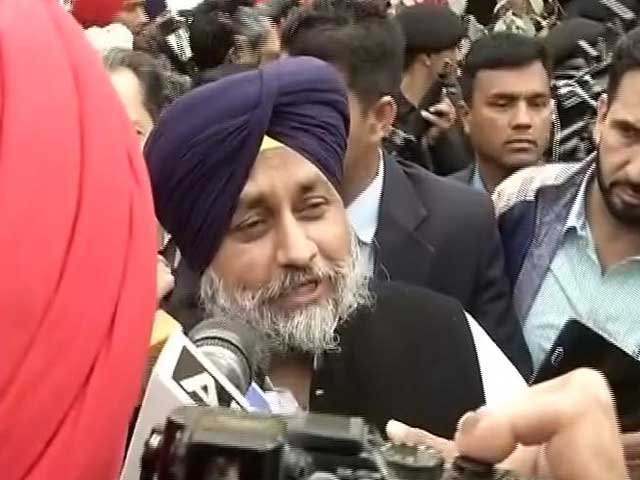 Video : Punjab Elections 2017: Congress Will Lose, AAP A Distant Third, Says Sukhbir Badal