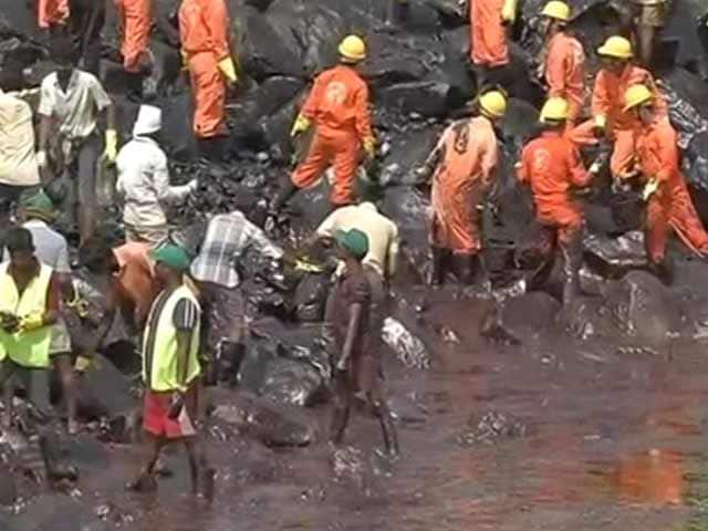 Video : Oil Spill: 90 Per Cent Sludge In Chennai Removed, Says O Panneerselvam