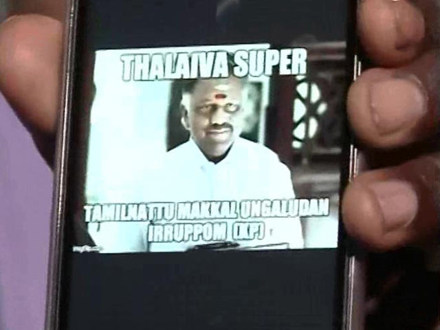 With Revolt, O Panneerselvam Is Having A Bit Of A Social Media Moment