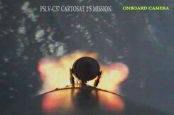 To ISRO, With Love: From Rocket, A Selfie As 104 Satellites Were Launched To ISRO, With Love: From Rocket, A Selfie As 104 Satellites Were Launched