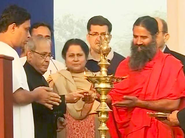 राष्ट्रपति भवन में योग शिविर