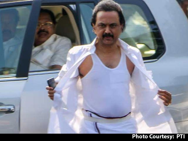 Video : DMK's MK Stalin Steals The Show In Tamil Nadu Trust Vote Chaos
