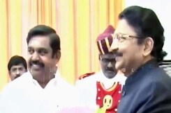 Tamil Nadu Chief Minister Palaniswami, O Panneerselvam Meet Governor Tamil Nadu Chief Minister Palaniswami, O Panneerselvam Meet Governor