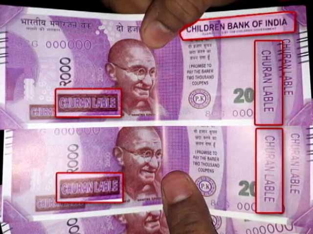 Video : At SBI ATM In Delhi, Fake Rs. 2,000 Notes By 'Children Bank of India'