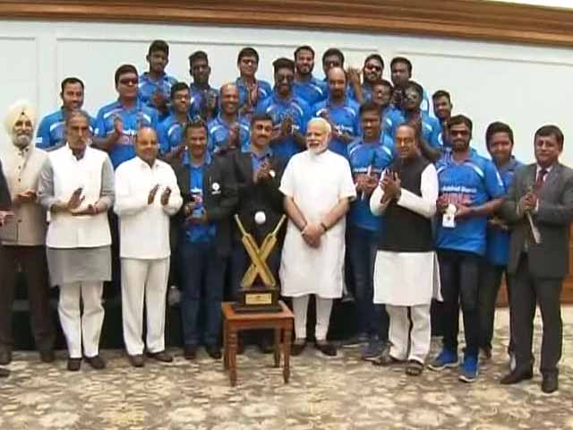 Video : National Blind Cricket Team, Which Won T20 World Cup, Meets PM Modi