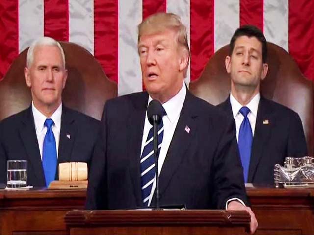 Video : Donald Trump Denounces Killing Of Indian Engineer In State Of Union Address
