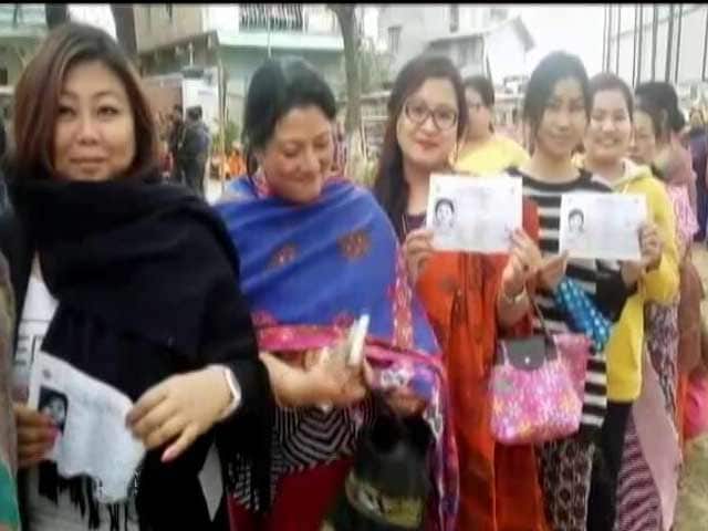 Video : Manipur Election 2017: Women And Youth Lead State's High Turnout In Phase 1