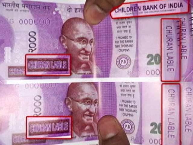 Video : 'Children Bank Of India' And 'Manoranjan Bank' Notes Come Out Of Delhi ATM