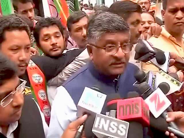 पूरा देश भाजपा और विकास के साथ : रविशंकर प्रसाद