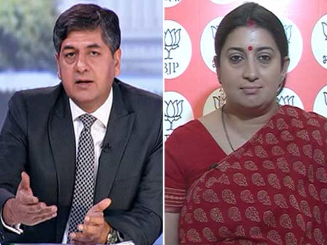 Video : UP Muslims Have Voted On The Issues Of Development: Smriti Irani