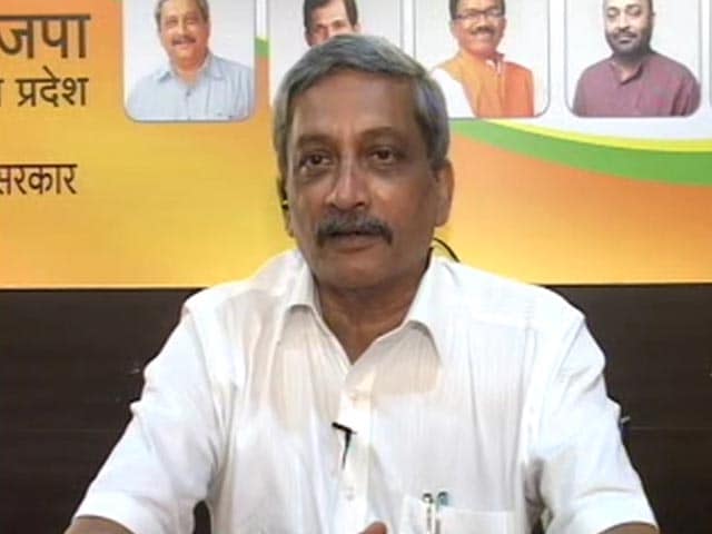 Video : Manohar Parrikar To NDTV: Congress Didn't Have Numbers, We Did