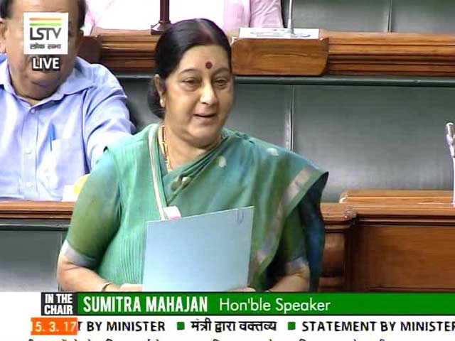 Video : A Warm Lok Sabha Welcome For Sushma Swaraj And Her 'Powerful Voice'
