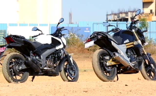 2017 Geneva International Motor Show, Bajaj Dominar 400 vs Mahindra Mojo Compared