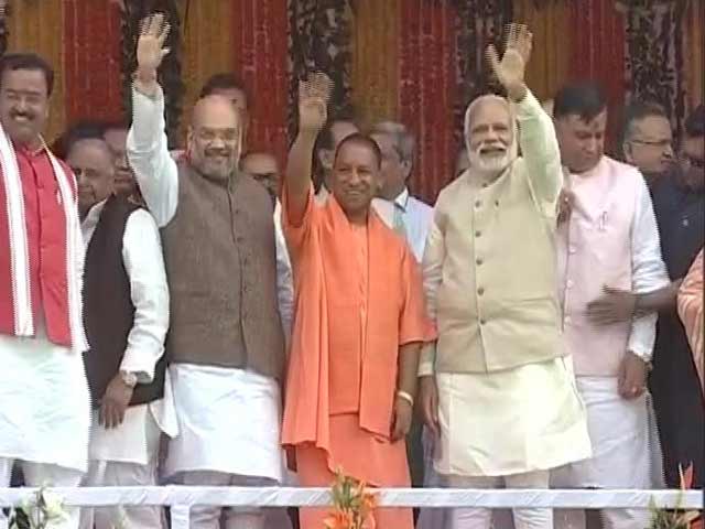 Yogi Adityanath Takes Charge As Chief Minister Of Uttar Pradesh