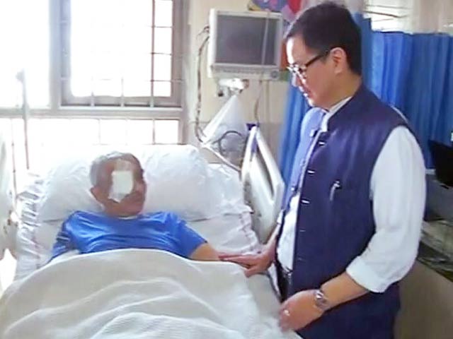 जब चेतन चीता से मिले किरण रिजीजू