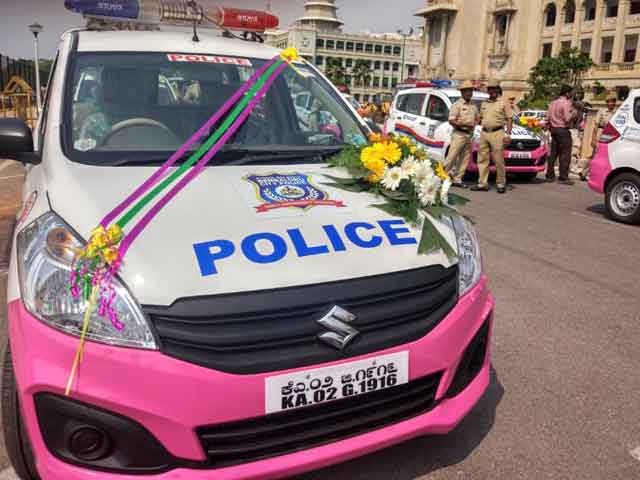 Bengaluru Police Goes Pink With New Panic App, Patrol Vehicles