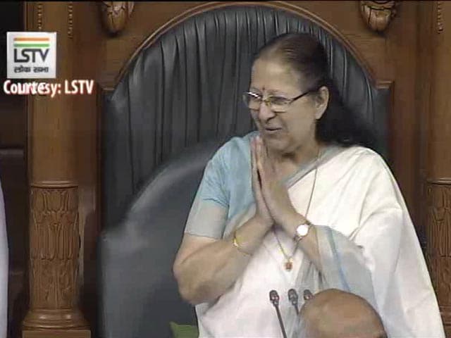 Video : Happy Birthday, Madam Speaker! MPs Serenade Sumitra Mahajan In Parliament