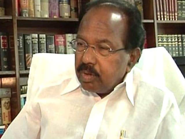 Video : Congress' Veerappa Moily Defends EVMs As Party Takes Opposite Stand