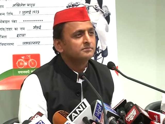 Video : Samajwadi Party Chief Akhilesh Yadav Says EVMs Can't Be Relied Upon