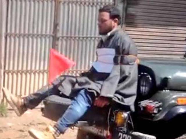 Police File FIR Against Army For Tying Man To Jeep In Jammu And Kashmir