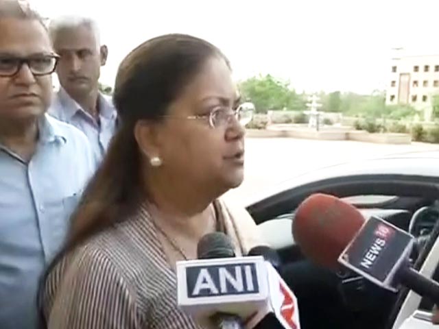 Vasundhara Raje Breaks Silence On Alwar Dairy Farmer's Killing