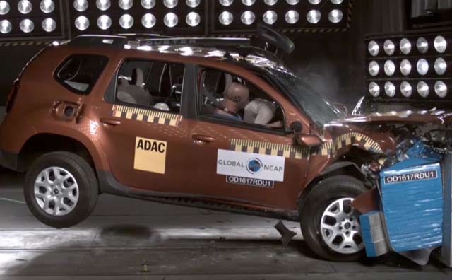 Zero Stars For Renault Duster In Global NCAP Crash Test 2017