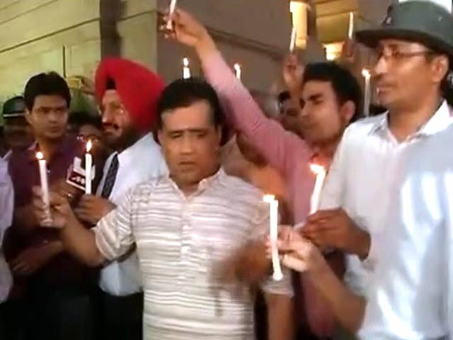 March At India Gate Over Killing Of Army Officer Ummer Fayaz