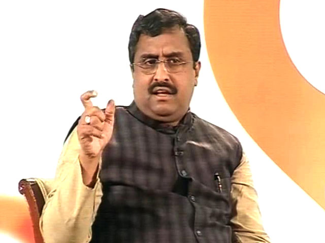 'Can't Talk With Stones In Hand': BJP's Ram Madhav On Kashmir