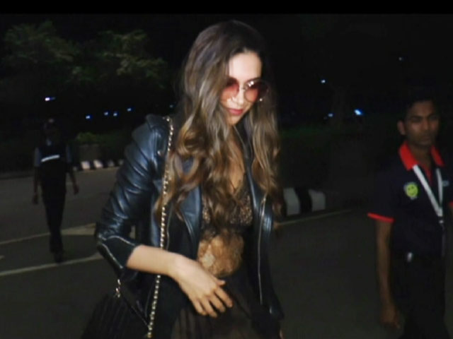 Spotted: Deepika Padukone Leaves For Cannes Looking Chic