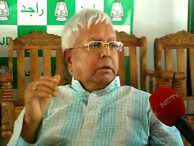 Corruption Charges Against Me On BJP Orders, Says Lalu Yadav