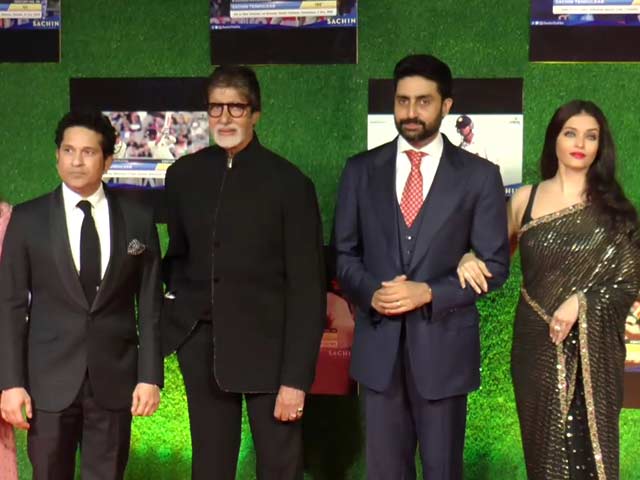 Bollywood Stars At <i>Sachin</i> Movie Premiere