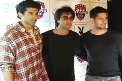 Ranbir, Sidharth & Aditya At A Charity Football Initiative Ranbir, Sidharth & Aditya At A Charity Football Initiative