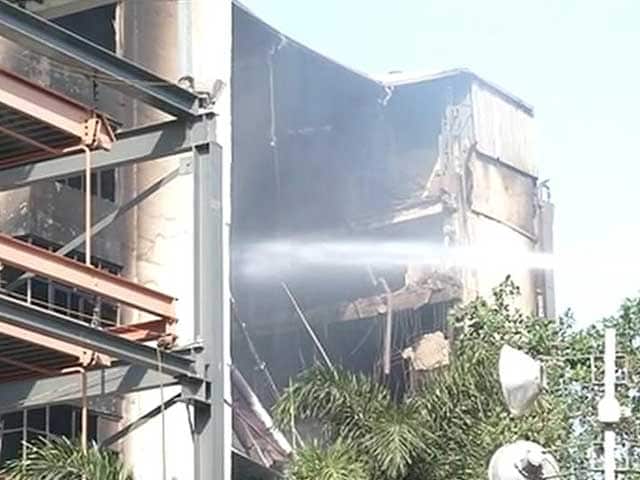 Video : Day 2 Of Chennai Fire, Smoke Soars, Zero Visibility For Upto 2 Km