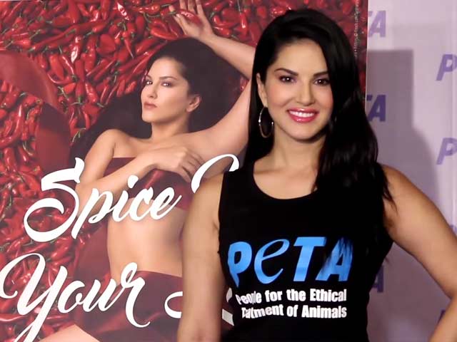 Sunny Leone Spices Up PETA's New Campaign