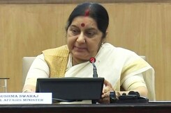 Neither Pressure Nor Money: Sushma Swaraj Counters Trump's Accusations Neither Pressure Nor Money: Sushma Swaraj Counters Trump's Accusations