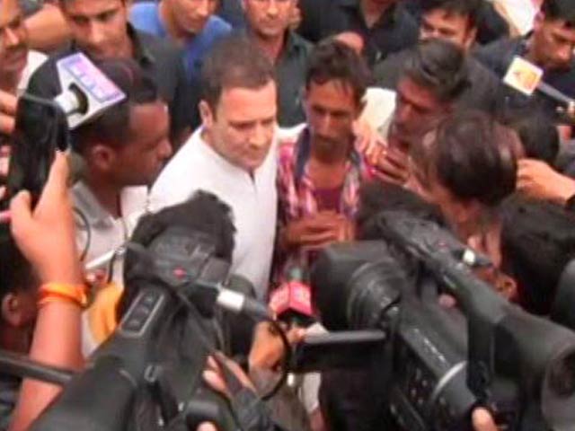In 'Jail', Rahul Gandhi Speaks To Families Of Farmers Killed In Mandsaur