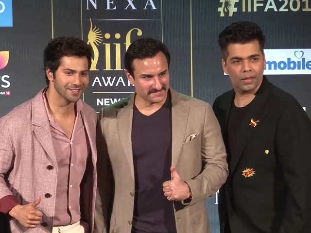 Varun Asks IIFA Veterans Karan & Saif For Tips