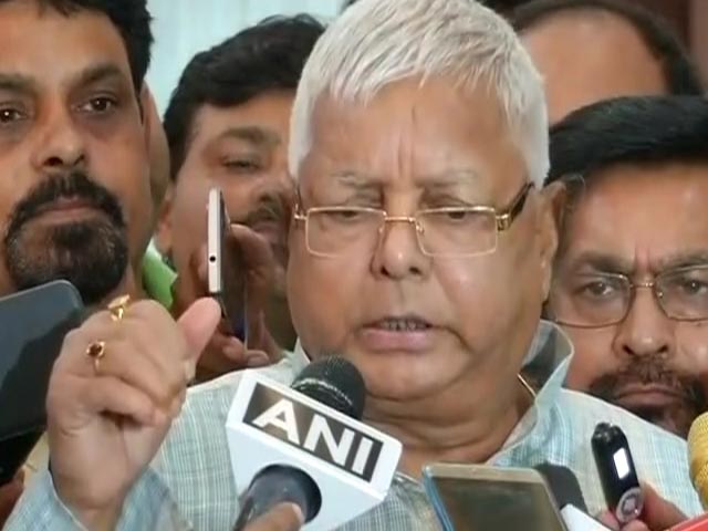 Nitish Kumar, Come Back, Support Meira Kumar For President: Lalu Yadav