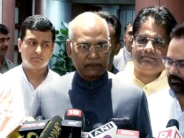 MoJo: राष्‍ट्रपति चुनाव के लिए रामनाथ कोविंद ने नामांकन दाखिल किया