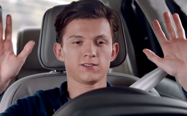 Spiderman Takes His Driving Test