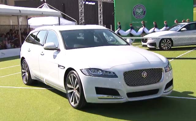 Andy Murray Launches Jaguar XF Sportbrake