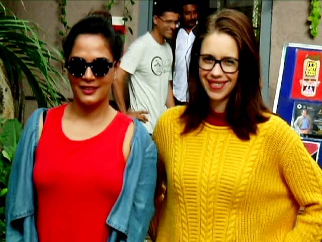 Richa Chadha And Kalki Koechlin At The Screening Of <i>Jia Aur Jia</i>