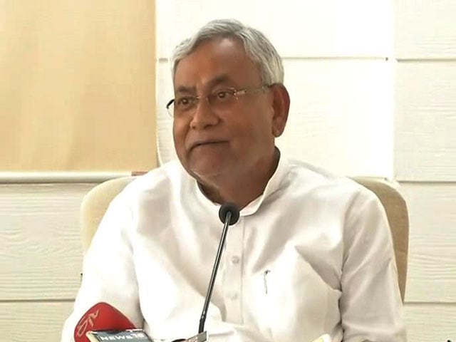Video : Nitish Kumar Follows Up Attack On Congress By Saying 'Offer An Agenda'
