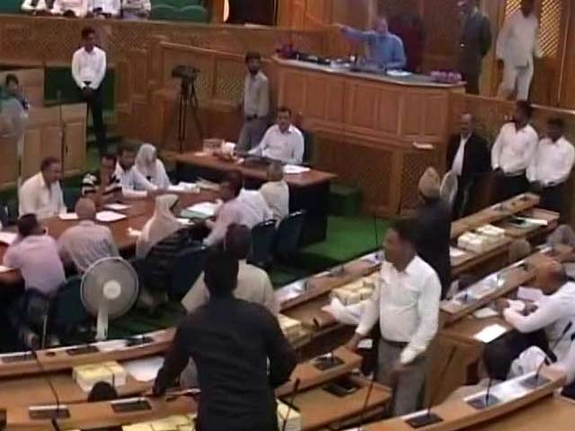 Video : Jammu And Kashmir Adopts GST Resolution Amid Protests By Opposition