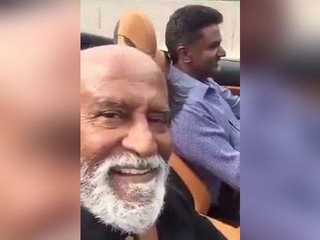 Rajinikanth Records First Ever Selfie Video In A Ferrari