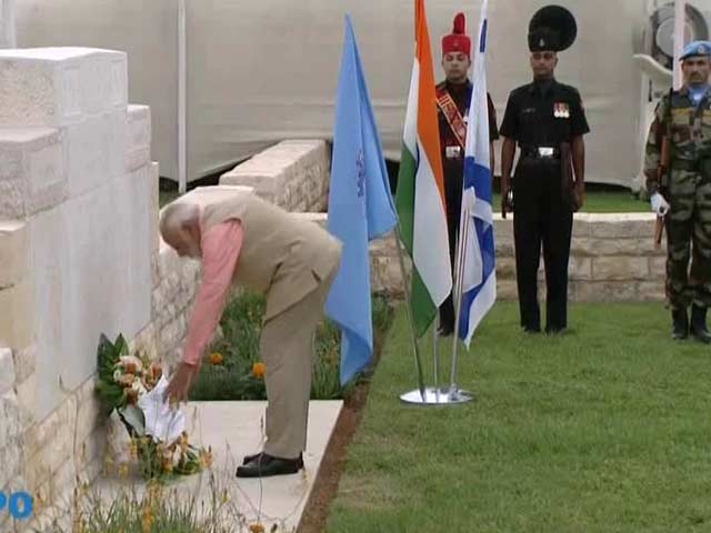 Video : PM Narendra Modi Visits Haifa, Pays Homage To Indian World War I Heroes