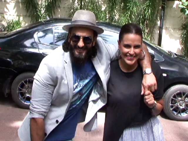 Ranveer Singh Spotted With Neha Dhupia
