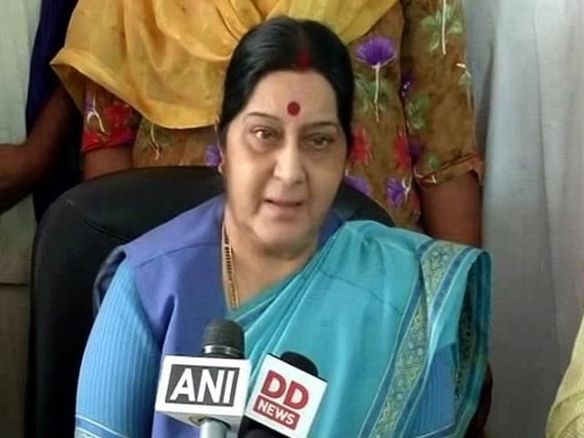 Video : 39 Indians, Missing In Iraq, Likely Jailed In Badush: Sushma Swaraj