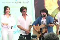 SRK, Anushka, Imtiaz & Pritam At <i>Hawayein</i> Song Launch SRK, Anushka, Imtiaz & Pritam At <i>Hawayein</i> Song Launch