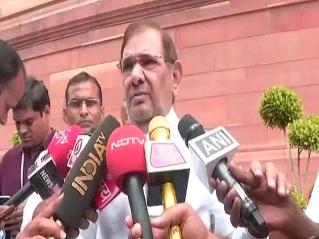 Nitish Kumar's Move 'Unfortunate': Sharad Yadav Confirms He Is Not Happy